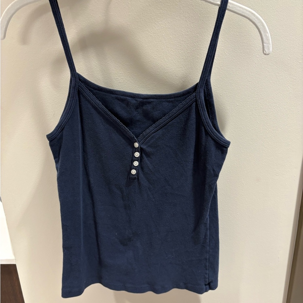 Navy Blue Brandy Melville Tank Top